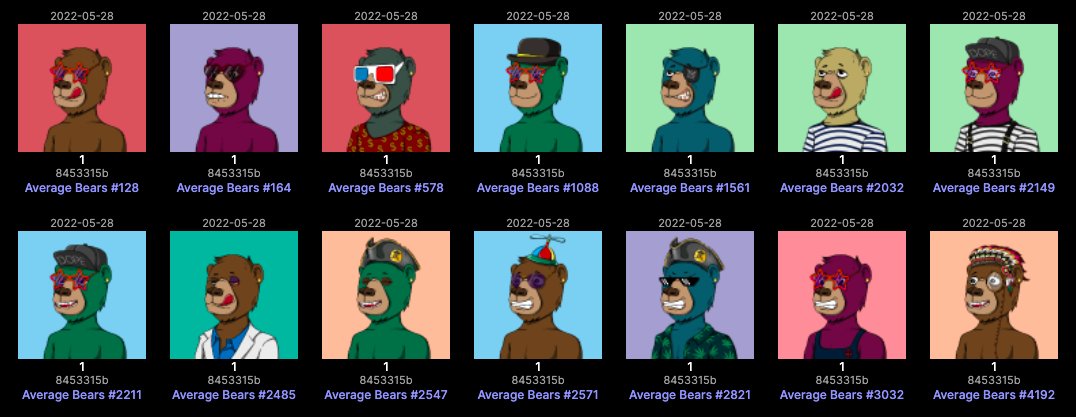 aviat0r007's tweet photo. see you in 🌖, my average bears!!🐻🚀@averagebearsnft #CardanoNFT #CNFT #CNFTCommunity https://t.co/wzcqWtm1FL