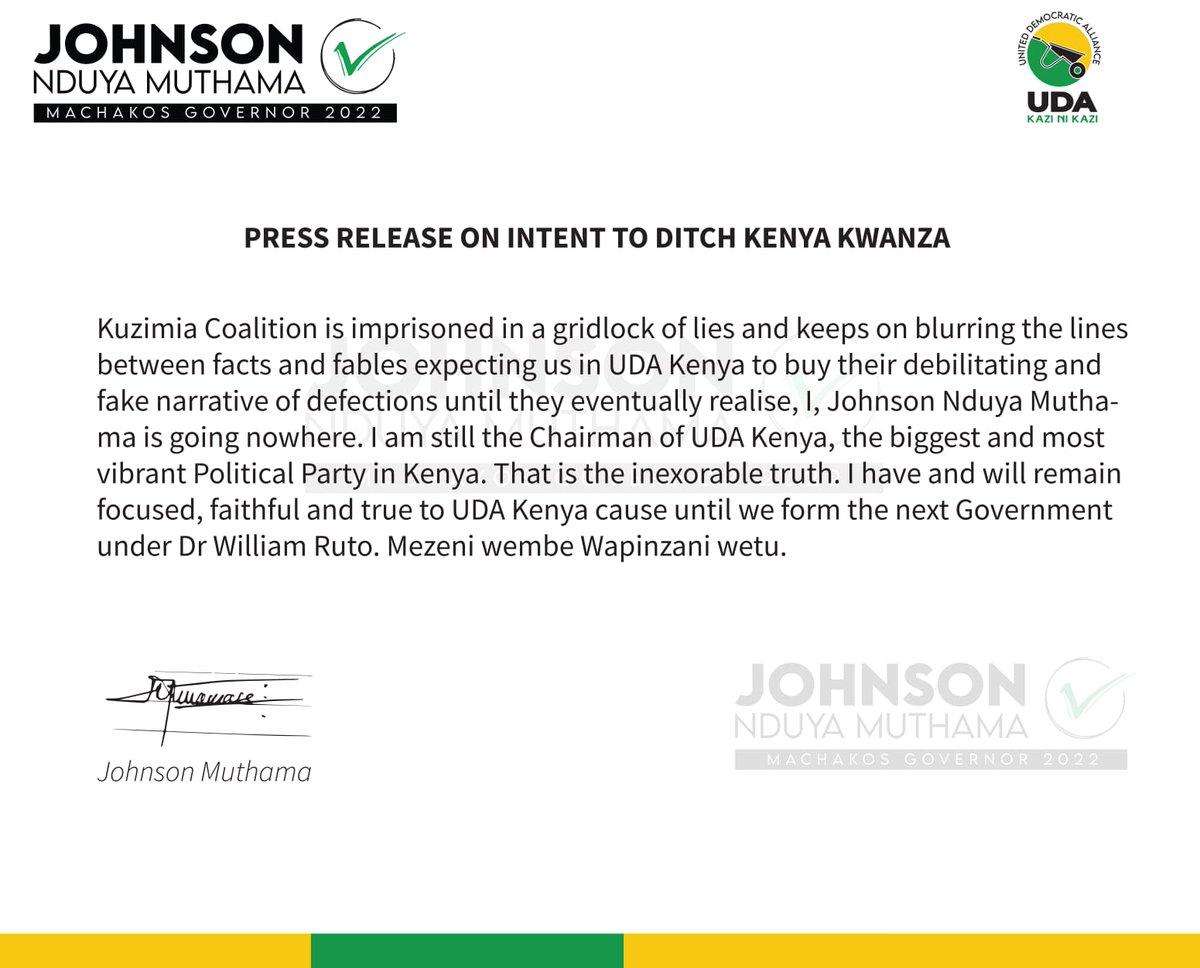 For Immediate Release!