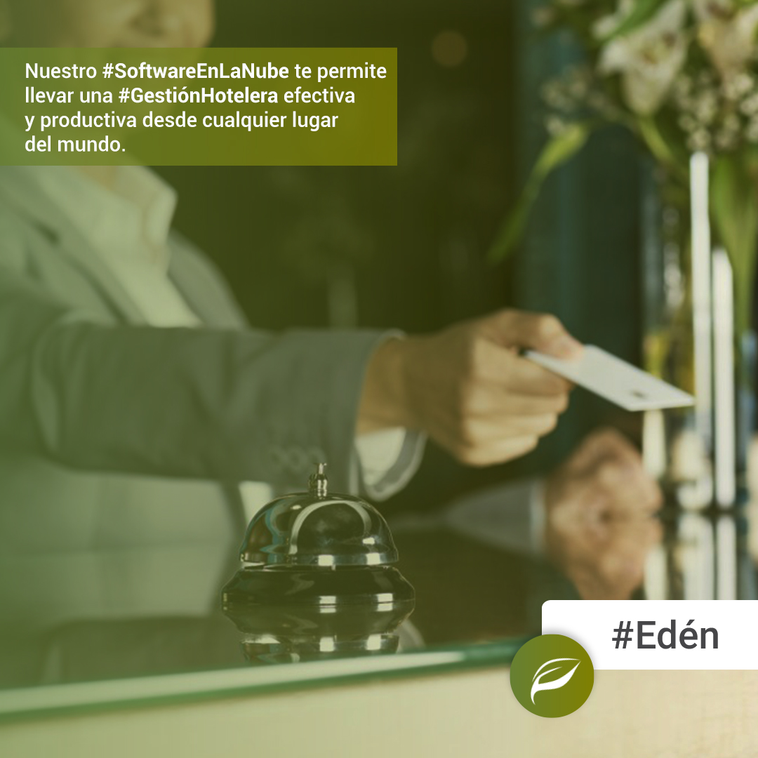 EdenSoftware's tweet photo. #EdénSoftware | Nuestro #SoftwareEnLaNube te permite llevar una #GestiónHotelera efectiva y productiva desde cualquier lugar del mundo 🏨 https://t.co/6pZeIVORh8