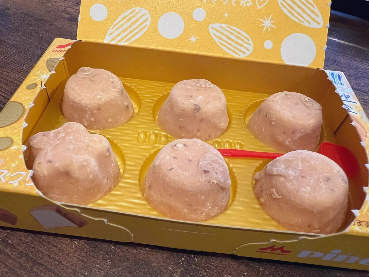 ええええええええええ！ピノのアーモンド味で星型が出た！！