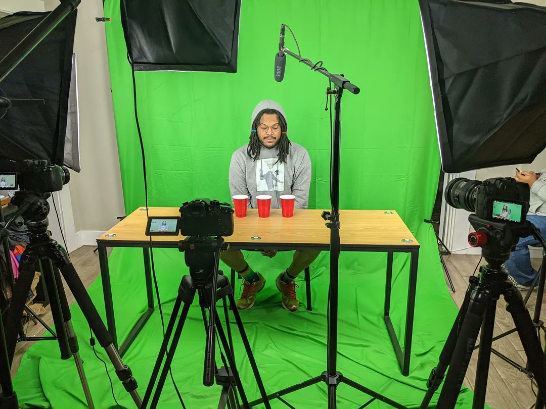 InPersonLive's tweet photo. We've already been busy writing &amp; filming episode 1 of the show.

BTS shot of Truth Files 3000: Dasani Water with your host The Sheriff, who is seeking justice for the truth. Featuring Lil' Darris as the resident Sprite expert.

#Comedy #sketchcomedy #InPersonLive #atlantacomedy https://t.co/ldssTKkz96