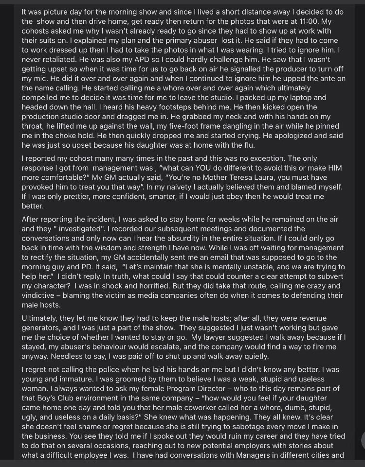 Lauramainella's tweet photo. I’ve been busy supporting many women and men who have also had similar experiences at the hands of these people and company, plus others in completely different fields. Stay strong friends. Stay true to you. I’m here to listen❤️ https://t.co/9dHWgPv4Zi