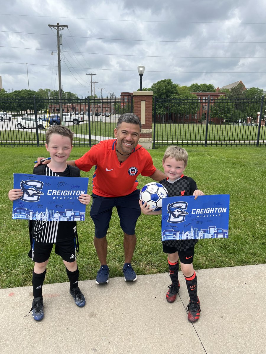Thank you <a href="/creightonmsoc/">Creighton Men’s Soccer</a> and Johnny Torres for a great camp. Great way to kick off the summer! <a href="/Jameson_Dew/">Matt Bragg</a>