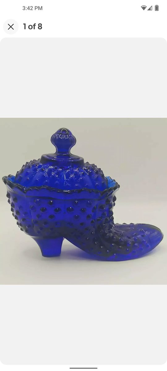Carebear200284's tweet photo. Vintage Fenton cobalt blue candy dish in perfect condition. Hobnail design. 5.5" tall. $30+📦accepted through PayPal or venmo. Ships from Georgia. Comment SOLD to claim #spirithousedesigns #vintage #shoe #glass #vintagestyle #resale #antique #blue #hobnail #fenton https://t.co/9vJfqnXY6C
