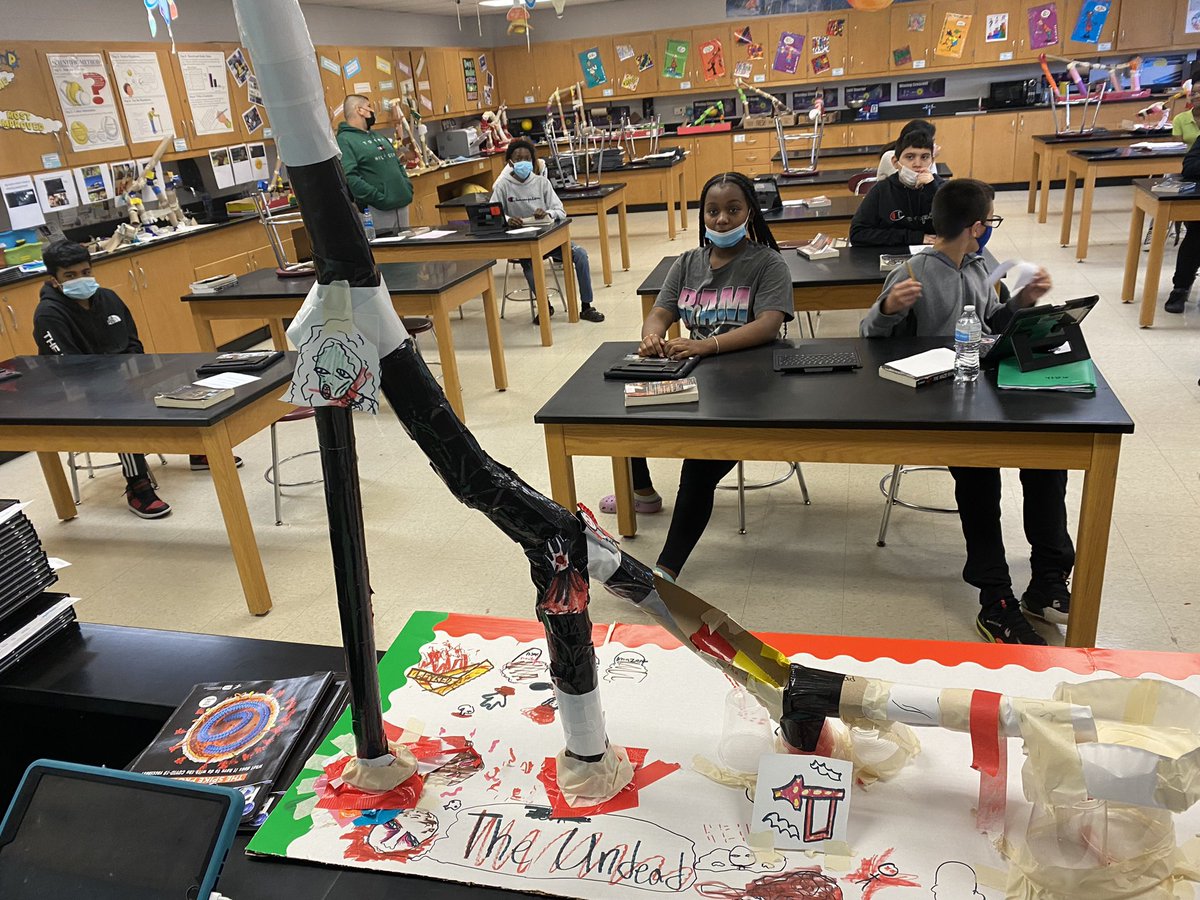 6RedScienceD56's tweet photo. For our final project this year -Ss demonstrated their understanding of PE and KE by building some fantastic roller coasters!! #d56achieves #scienceisfun https://t.co/ICWLcVhUiF