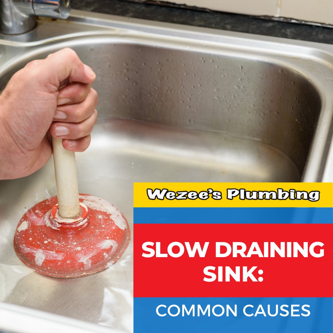 WezeesPlumbing's tweet photo. Some of the most common causes are listed below.

1. Dirt &amp; Debris
2. Grease Build-up
3. Old Pipes
4. Tree Roots

Our plumbers are experts in dealing with this problem. We've got your back with any plumbing issues you're having!

(206) 823-2370 https://t.co/JhZoIiEiUR