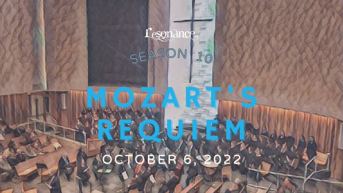 ResonanceVoices's tweet photo. Season Ten! Join us in October for the Mozart Requiem with the inaugural Résonance Festival Choir and Résonance Consort of professional instrumentalists from the area, in collaboration with @OmaConservatory. Festival Choir auditions June 14 and 21. More at https://t.co/m1DOEAJ8iI https://t.co/8l77qWk5R5