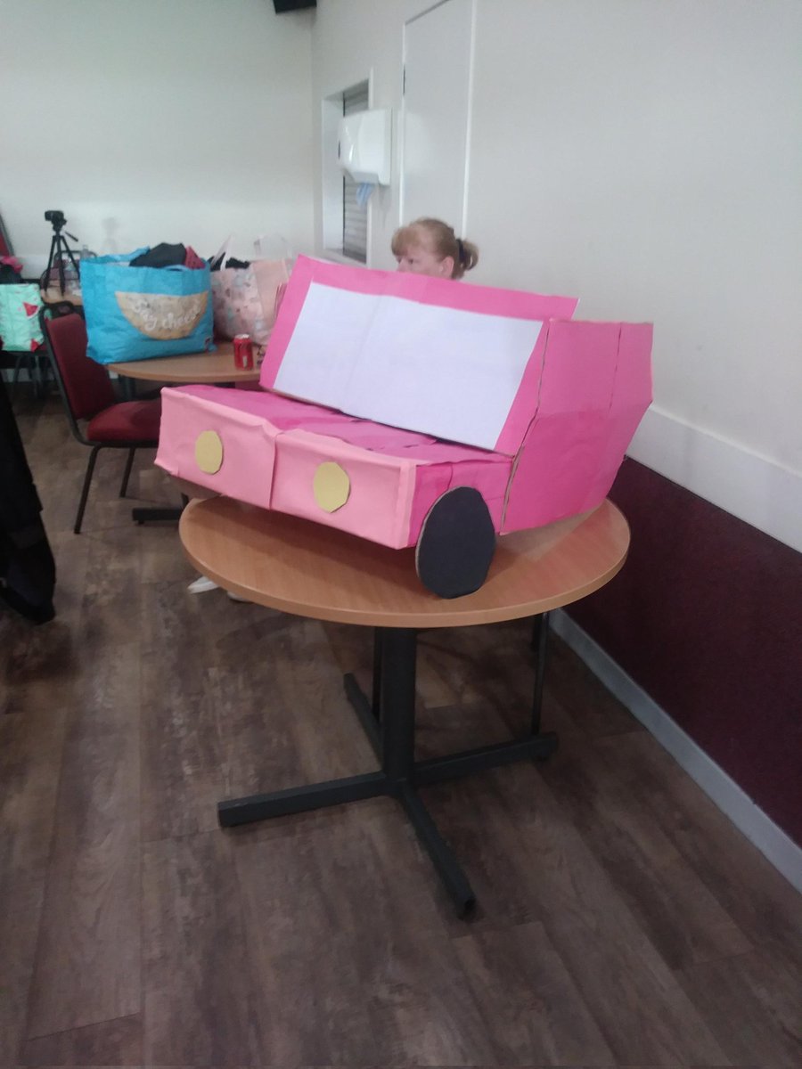 Paula's car that she made for grease play  at her K-Otics , absolutely Amazing !