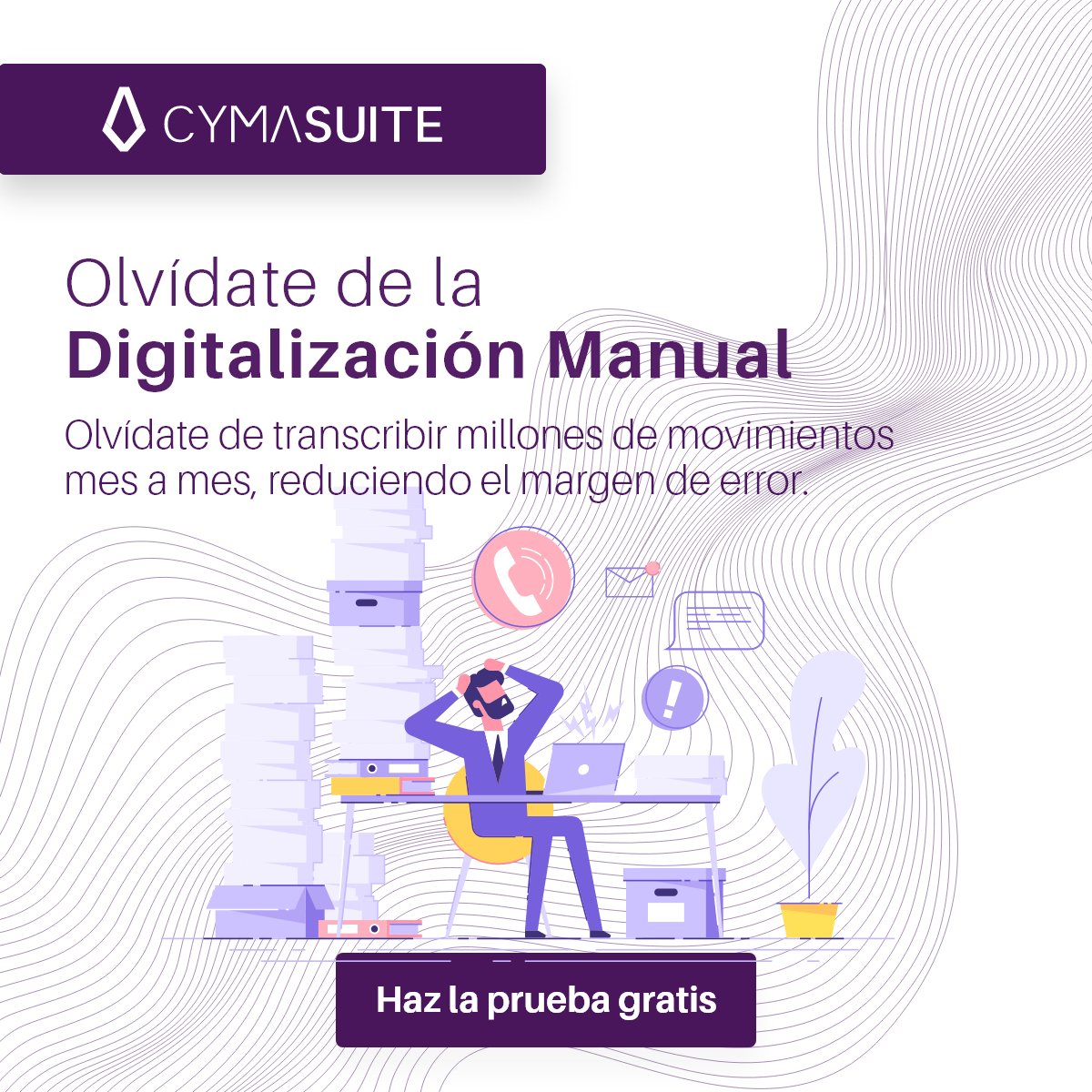 cymasuite's tweet photo. Cymasuite reduce la gestión contable a un par de acciones, gracia al proceso de automatización, la sincronización de datos con el SII y la clasificación que realizas solo una vez, dando paso a tu balance actualizado con tus datos correctos.

#SimplificatuContabilidad  #Cymasuite https://t.co/VlfwX0dEuI
