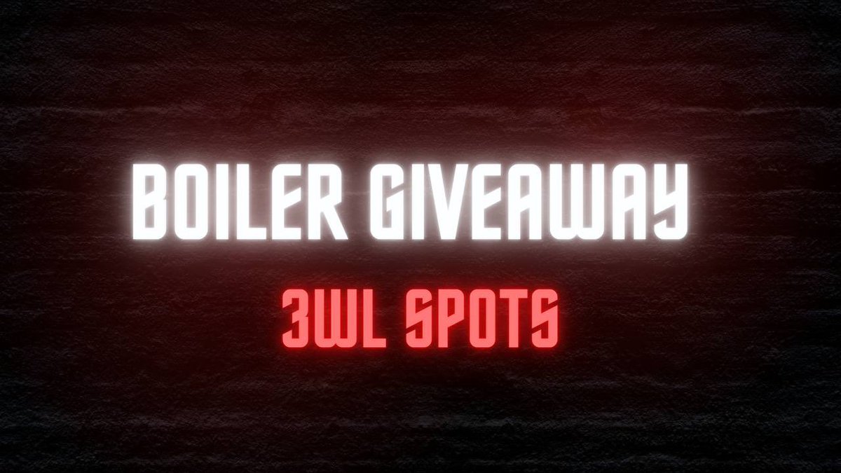 boiler_crypto's tweet photo. 🎊GIVEAWAY BOILER DAO🎊

3WL Spots (Secret Power Project )

To enter:
Like + RT
Follow 
@Boiler_crypto

Tag 3 friends

Good luck!

Winners in 48H https://t.co/9HZl6xsRjf