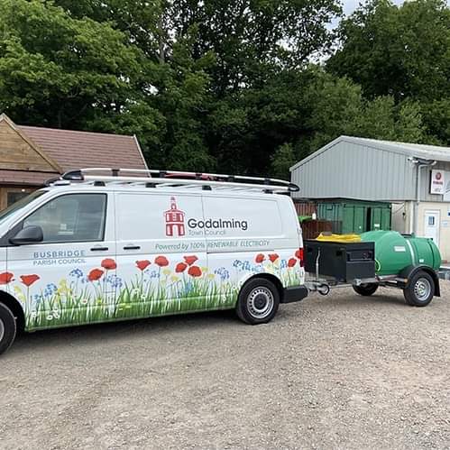 Helping Godalming Town Council go green modifying their water bowser to run on battery power. Keeping Godalming’s blooms looking beautiful 🌺 #GoGreen #godalming #Surrey #plants wiltshires.co.uk/2022/05/30/hel…
