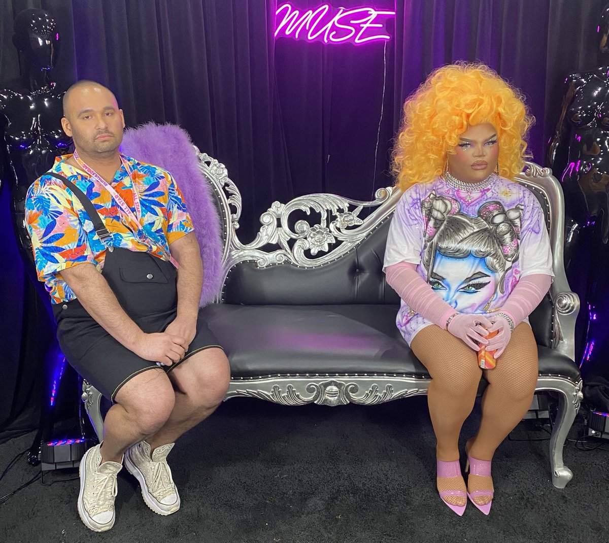 xavierbehavior's tweet image. The Muse &amp;amp; The Icon @TheKandyMuse will never turn down an awkwardly spaced Meet &amp;amp; Greet. I love ya forever! 🤪