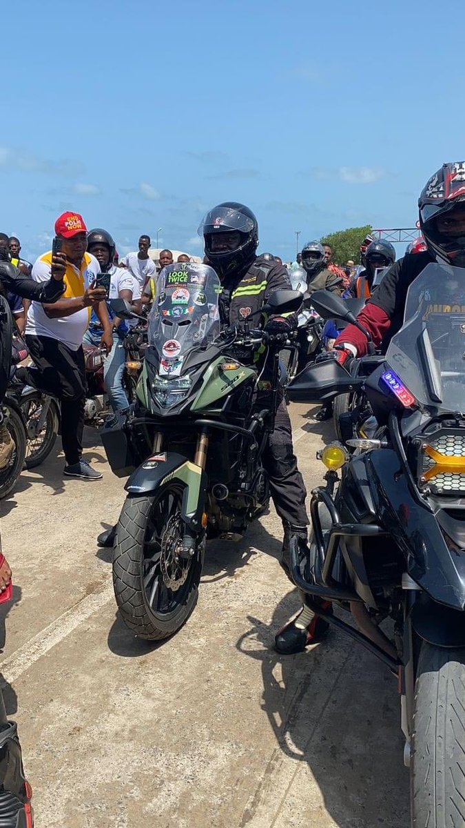 MacJordaN's tweet photo. One of Africa's boldest man has arrived in Nigeria 🇳🇬

Nigeria's @lionheart1759, who travelled from London to Lagos on his power bike to raise money to eradicate Polio, has arrived in Lagos State. He passed through
🇬🇧🇫🇷🇪🇸🇲🇦🇲🇷🇸🇳🇬🇲🇲🇱🇨🇮🇬🇭🇹🇬🇧🇯 #KickPolioOut #EradicatePolio https://t.co/JABv7yFxMY
