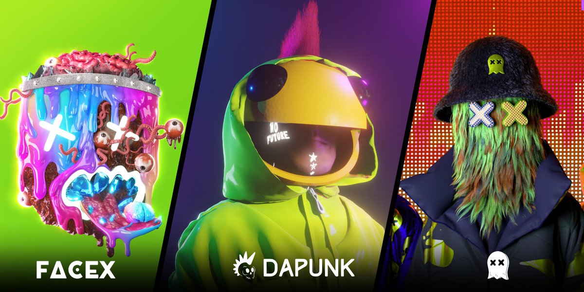 🎊Mega WL Giveaway : Face X x Da Punk x Phantom Zero🎊

3x🎟️@facex_nft
3x🎟️<a href="/DaPunk_Club/">Dapunk® l SOLD OUT</a>
3x🎟️<a href="/PhantomZeroNFT/">Phantom Zero by Michael Kutsche</a>

To enter:
1⃣ Like &amp; RT 
2⃣ Follow <a href="/DaPunk_Club/">Dapunk® l SOLD OUT</a> 
3⃣ Tag 3 frens ❤️