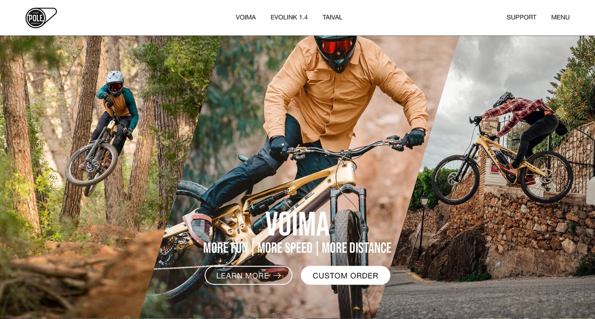 PoleBicycles's tweet photo. A double whammy of good news! Not only has Joe Nation got a new Instagram account (after his last account was hacked!) but we have a new website! Check it out at https://t.co/o0Ra3GibhQ and be sure to give Joe a follow @joenation1
#polevoima #emtblife #givejoeafollow #newwebsite https://t.co/GL4xSiE3nX