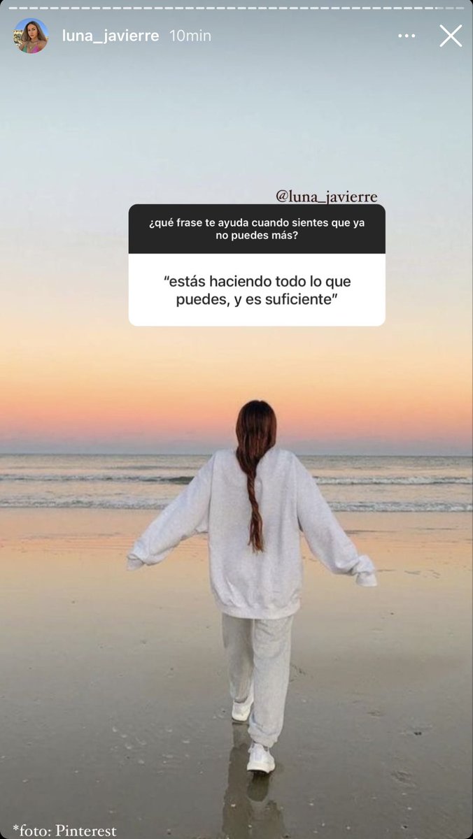 Luna_Javierre's tweet photo. ¿qué frase te ayuda cuando sientes que no puedes más? https://t.co/E6eb5Qm0oQ