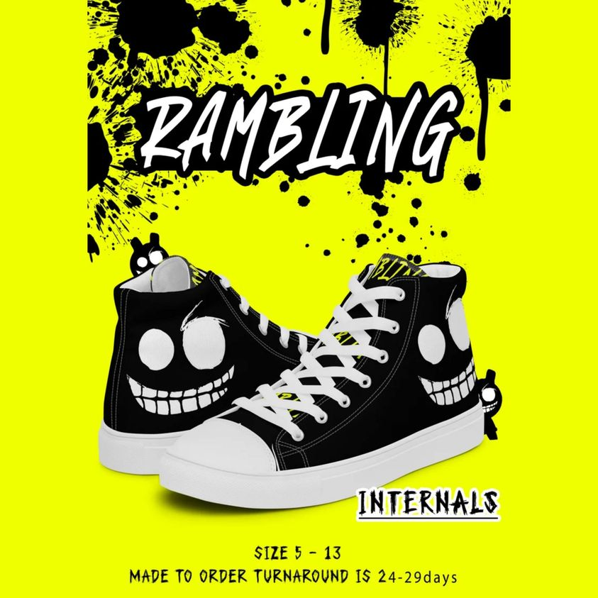 AlternMarket's tweet photo. Rambling Art Ltd https://t.co/OktFS5meT8 Internal Rambling high-tops.
Our Alternative Market Jubilee Special starts this Thursday https://t.co/a7JXMDygDl
#punk #jubilee #londonpunks #godsavethequeen #rockandrollswindle https://t.co/ZPQ99LVI0U