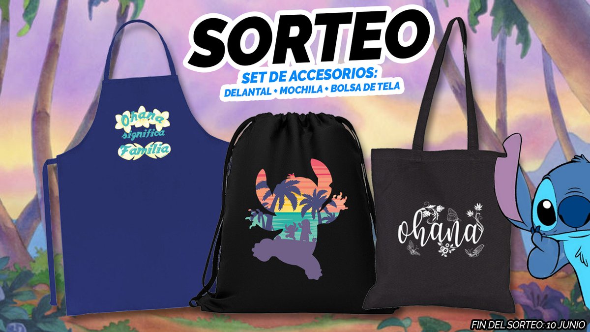 MagicMundi's tweet photo. 🎁💙 ¡SORTEO OHANA!
Puedes ganar todo este set de productos

¡¡Haz RT para participar!!

Encuentra aquí tu diseño preferido https://t.co/LePDyEXq0C
Finaliza el 10 de Junio https://t.co/AYNIlFlPAC