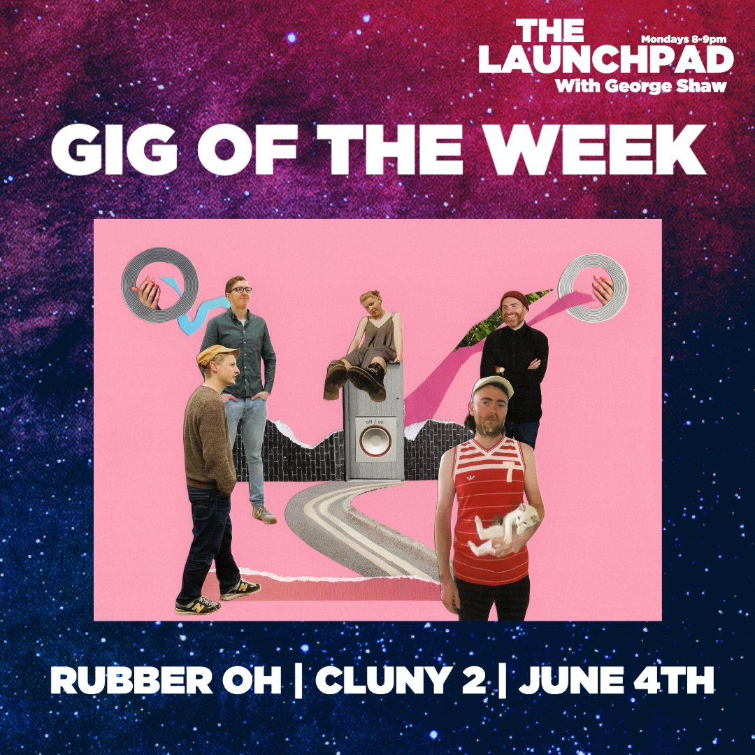 SparkSunderland's tweet photo. The Launchpad's #GigOfTheWeek this week sees @Rubber_Oh hit The Cluny 2 in support of their Strange Craft album. Support comes from Dextro 🤩
https://t.co/0arCBD2ZQF https://t.co/sqcF3S8oGn