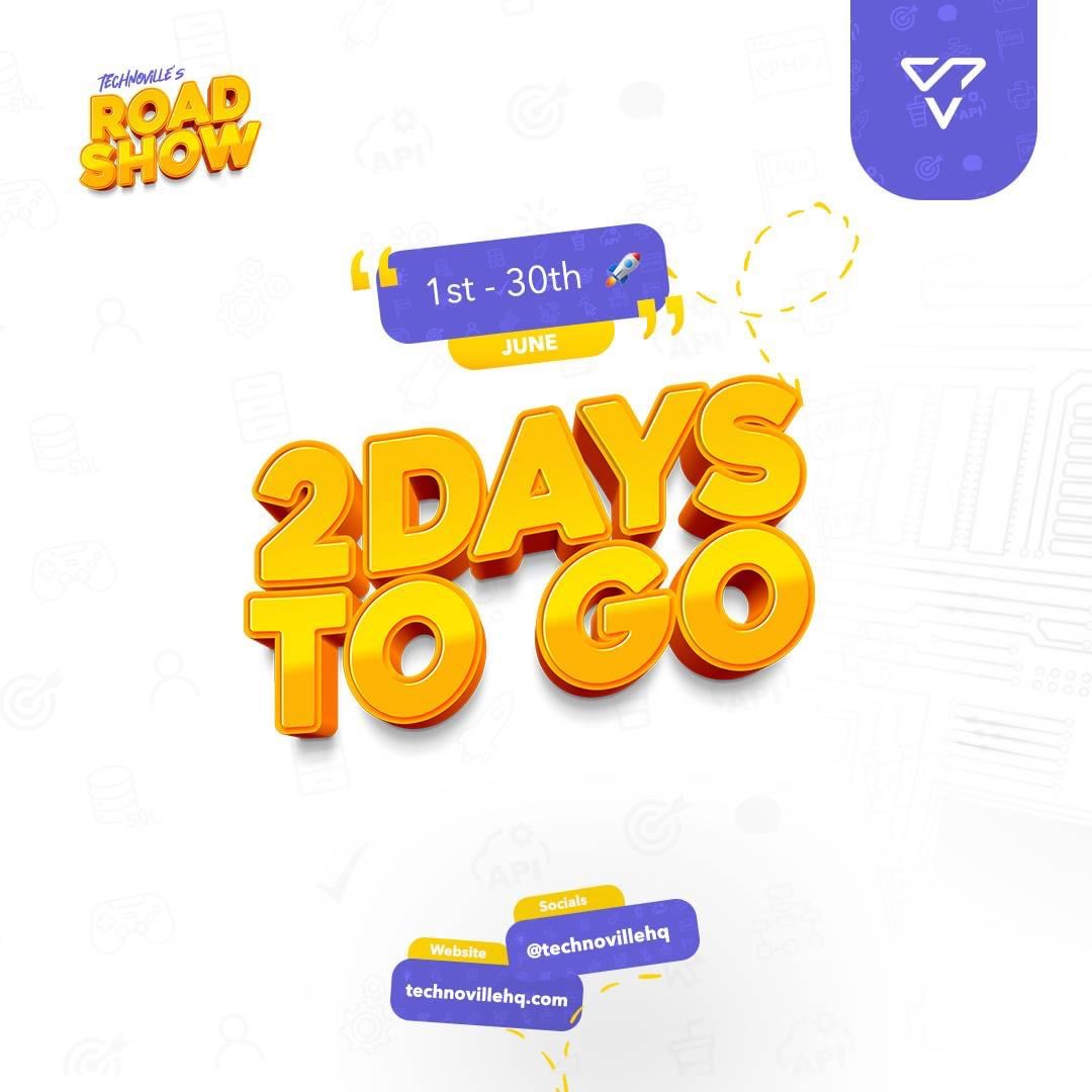 technovilleHQ's tweet photo. Brace up, 2days to go!!
Tell a secondary school student in Bonny Island, we're bringing tech to schools.
Stay tuned!
#theroadshowbytechnoville #technology #technoville https://t.co/yYlLqXUBMv