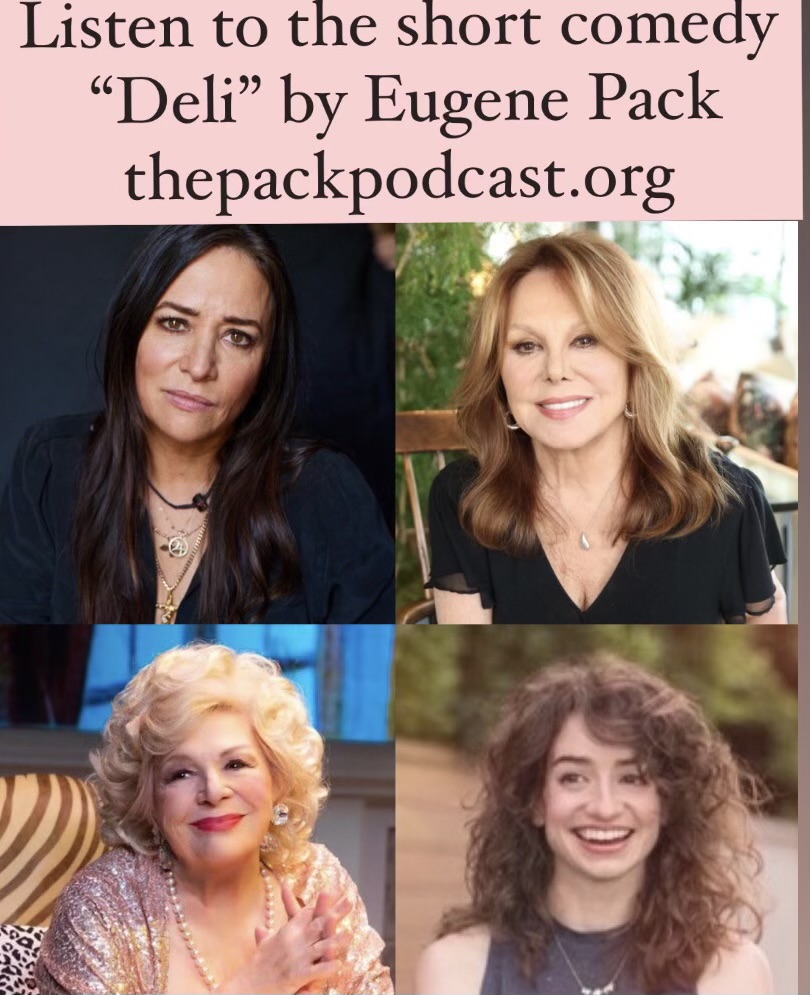 Listen and enjoy my 12 minute short audio comedy DELI click thepackpodcast.org now to enjoy this incredible cast <a href="/MarloThomas/">Marlo Thomas</a> @Pamelaadlon <a href="/ReneeTaylor1613/">Renée Taylor</a> @BethTriffon Thank you Supporting @ALifeinthearts