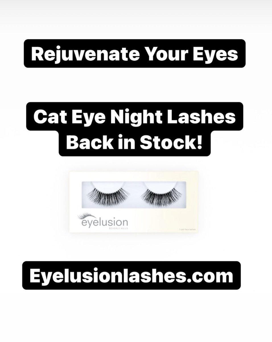 BETHSREALWORLD's tweet photo. Thank you for the Lash Love! Cat Eye Night Lashes are back in stock! The Cat Eye styles are most popular for a reason! ⁦@JonBrennan_com⁩ music with purchase of 2! #challengeallstars3 #realworldhomecoming #cateyenightlashes #eyelusionlashes #instanteyelift #hoodedeyefix https://t.co/Cp4vPOeysl