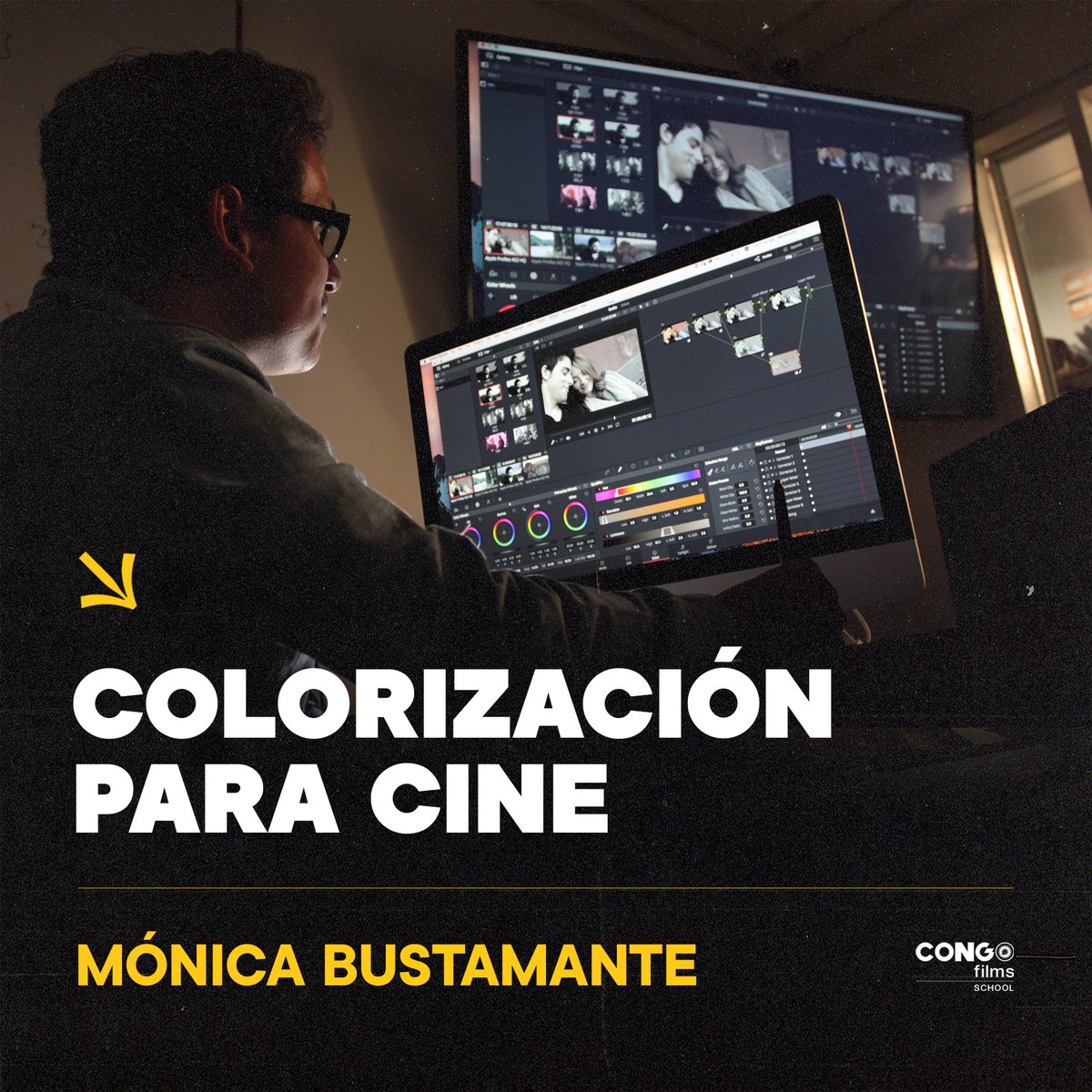 congofilms's tweet photo. Mónica Bustamente a ha trabajado como colorista en diversos proyectos para FoxTelecolombia, Caracol y el Centro Ático de la U. Javeriana. Ven a aprender con ella del 13 al 17 de junio en CFS! https://t.co/NjaSyjDIsn