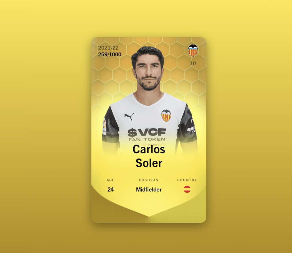 Monaco76_Yt's tweet photo. Nouveau concours 😎
Suite à ma dernière vidéo Carlos Soler est à gagner (100$) #sorare 
Pour participer:
- Follow me &amp; Retweet
- Like : https://t.co/tnZv9gSPhn
TAS : 03/06
(avoue on dirait que c'est moi le vrai footballeur sur la photo 😂)
#NFTGiveaway #NFTCommumity #ValenciaCF https://t.co/qzZY3o0Ohs