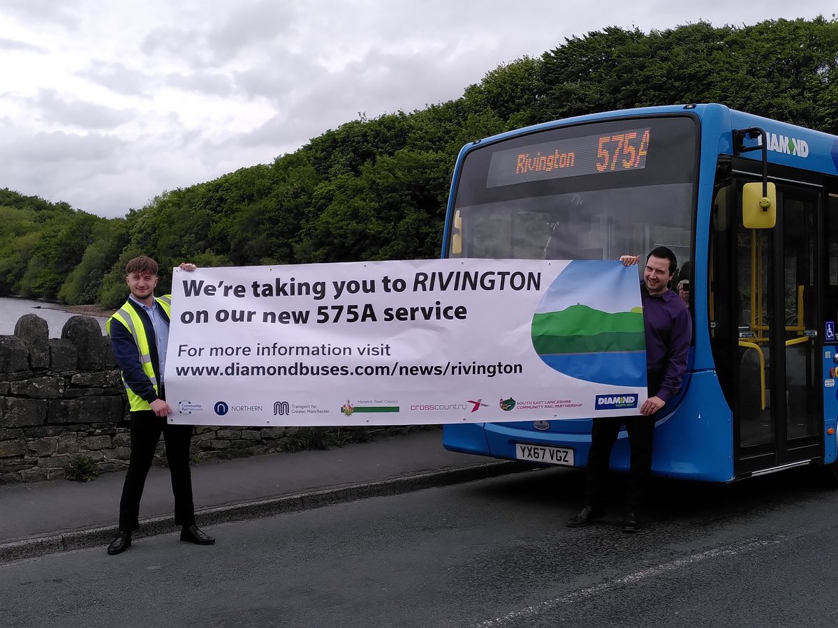 Our Rivington Rambler bus is running Thursday Friday and Sunday this week! 10.40 and every hour Horwich Parkway to Rivington. Fare revenue to Rivington Heritage Trust, just £1 or 50p kids