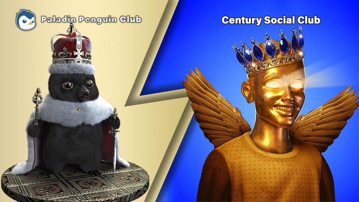 Paladin Penguin Club (@paladin_penguin) on Twitter photo 🚨Century Social Club is giving away 3 WL SPOTS🚨
A Web3 brand and ecosystem at the intersection of NFT, Defi, and social networks.
To participate:
1. Follow @Centuryclubnft & <a href="/paladin_penguin/">Paladin Penguin Club</a>
2. Like, RT and Tag 3 friends
3. Join: discord.gg/centurysocialc…
⏰48hours 🚨Century Social Club is giving away 3 WL SPOTS🚨
A Web3 brand and ecosystem at the intersection of NFT, Defi, and social networks.
To participate:
1. Follow @Centuryclubnft & <a href="/paladin_penguin/">Paladin Penguin Club</a>
2. Like, RT and Tag 3 friends
3. Join: discord.gg/centurysocialc…
⏰48hours