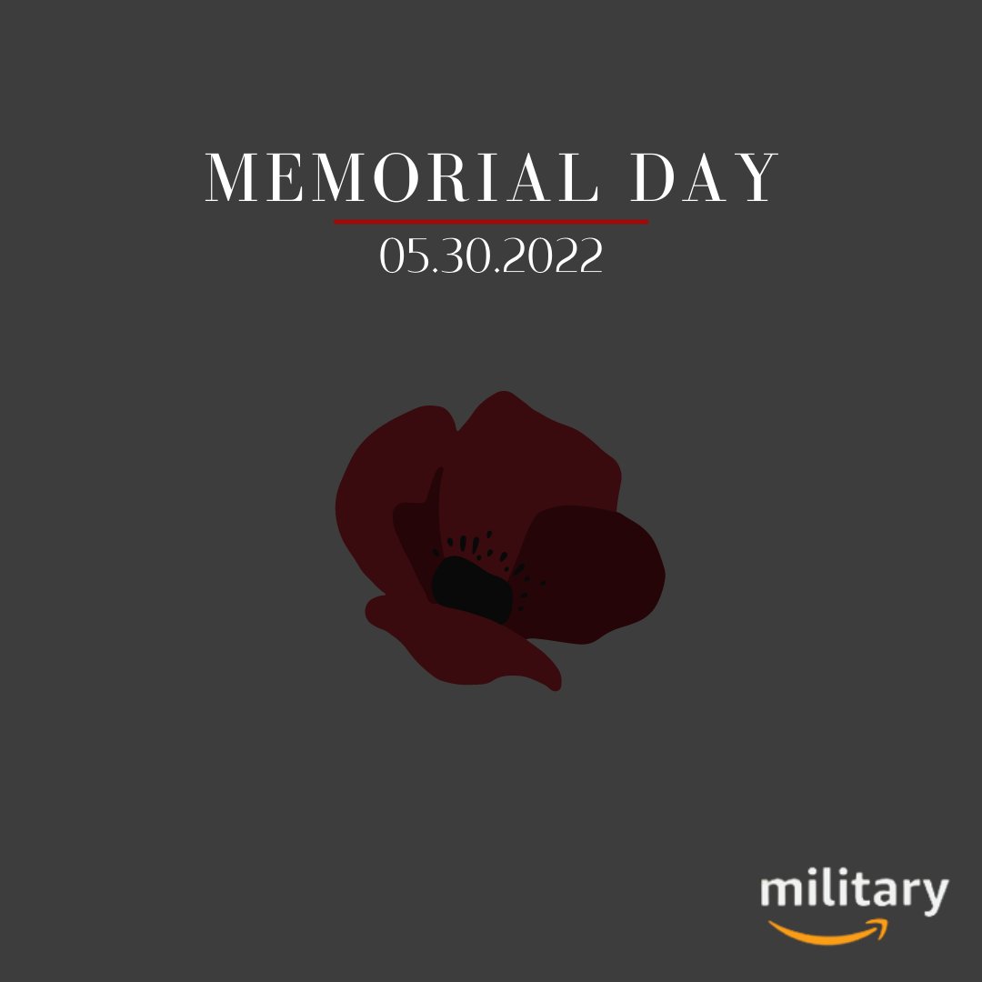 amazonmilitary's tweet photo. Today, let us remember those who courageously gave their lives.
#memorialday #military #honor #rememberandhonor #amazonmilitary https://t.co/ukDUh1HGZx