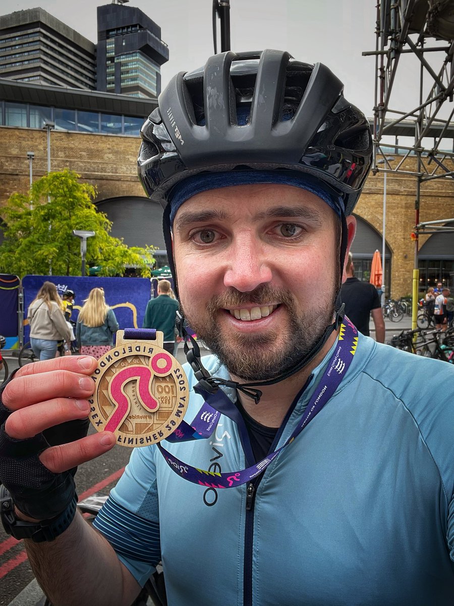 An amazing weekend in London completing the <a href="/RideLondon/">Ford RideLondon</a> with <a href="/tagsagisatwit/">Gibbs</a> 

So proud of Dad for completing 100 miles after everything that’s happened, such an inspiration! #superhuman 

#RideLondon #london #cyclist #wedidit