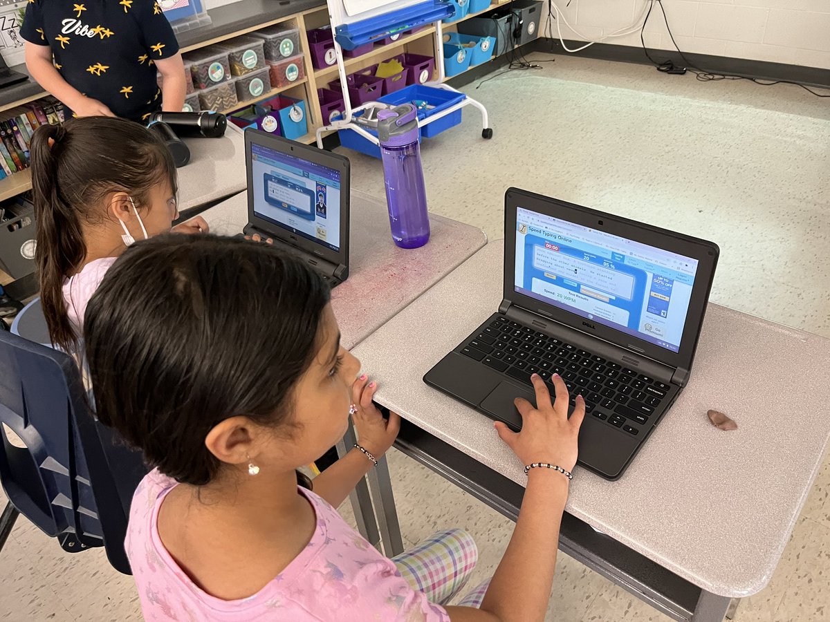 TeamSuperDennis's tweet photo. We are so excited for our June Typing Challenge! Thanks @mrskkennelly for the idea & helping us get started. π» #junetypingchallenge #wordsperminute #thirdistheword https://t.co/dAbUyYWTNT