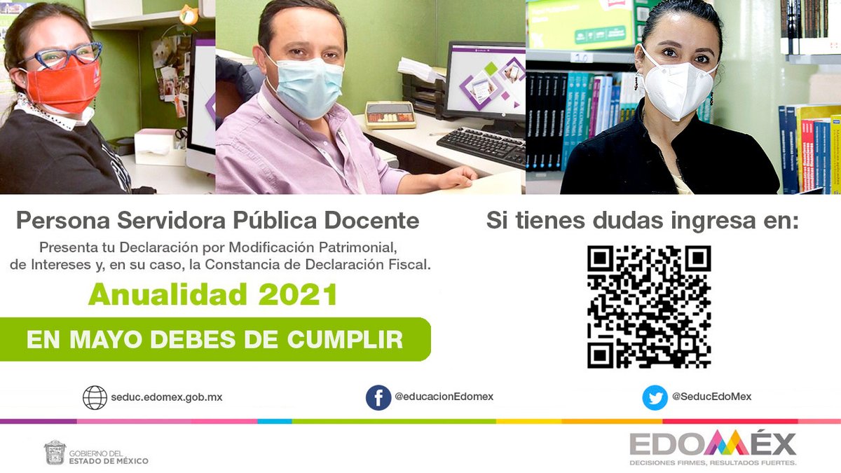 CbtTemoaya's tweet photo. #EnMayoDebesCumplir #Recuerda todas las personas Servidoras Públicas Docentes deben presentar su #DeclaraciónPatrimonial y la de intereses. ¡Mañana es el último día para realizarlo! Si requieres apoyo escribe al correo: declaracion.seduc@edugem.gob.mx https://t.co/vD5TKysj0f