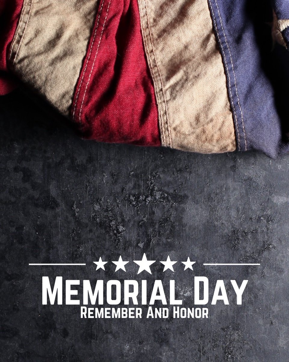 This Memorial Day, we remember those that paid the ultimate price for our freedoms, including the freedom to gather and worship.