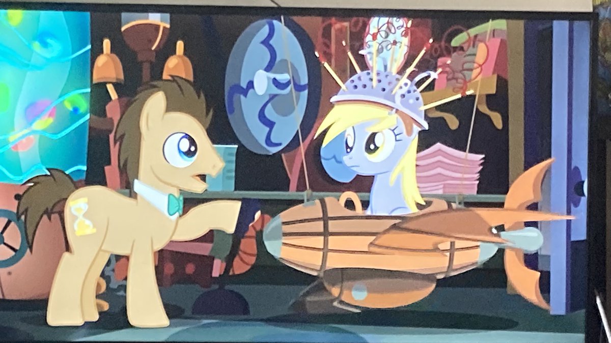 AbrahamRGroat's tweet photo. Introducing my wife to this episode.
#mlp100 https://t.co/L33sdaCLYL