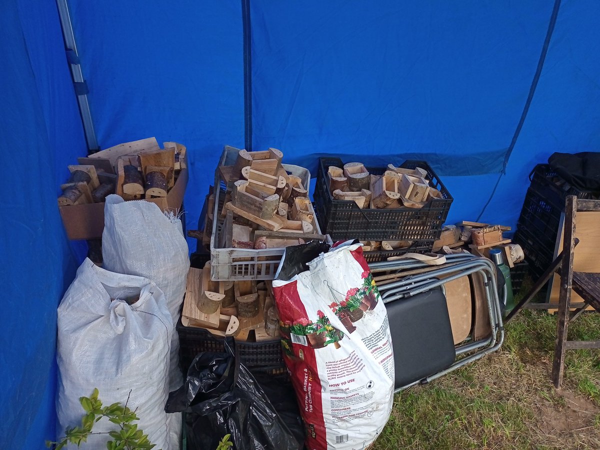 GreenwaysProj's tweet image. All set for making bug homes at the Suffolk Show! Delighted to be working with @suffolkwildlife again in their wonderful Wildlife Area. Do pop in and see us if you're there! @IpswichGov @EastSuffolk @BaberghDistrict @WildIpswich #wildlifehomes #bugbox #insecthome