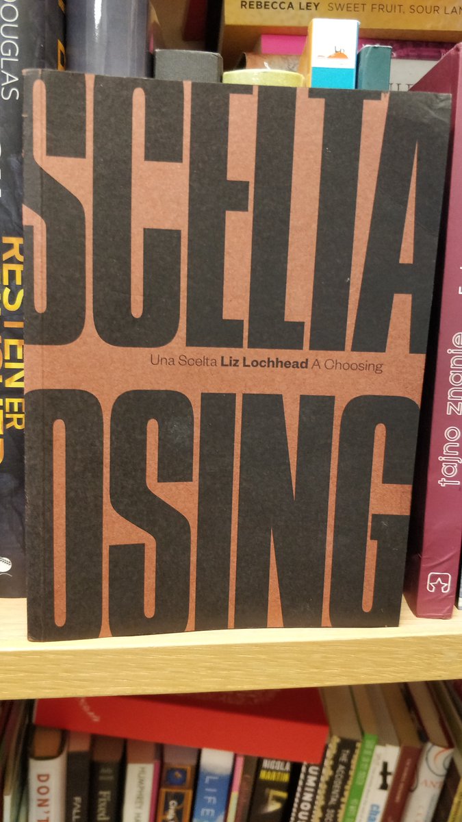 <a href="/argoproject/">Argo Rivista & Casa Editrice</a> have sent us this very smart Italian translation of The Choosing by Scottish poet #lizlochead as supported by our #translationfund
argonline.it
The next round is opening soon! publishingscotland.org/what-we-do/tra…