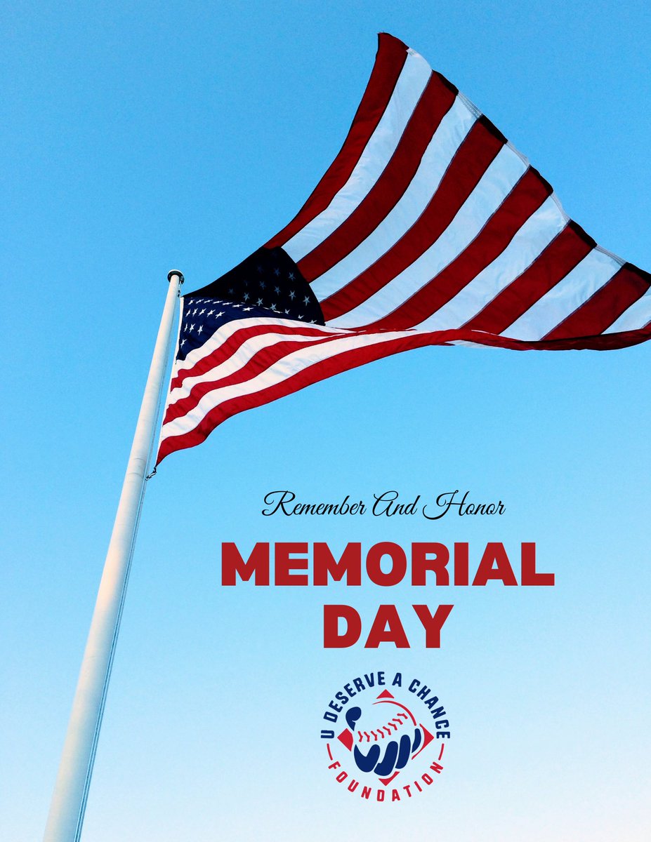 udacf's tweet photo. Today we honor those who sacrificed their lives for our country.

Happy Memorial Day

https://t.co/bRyEuTsxv6

#UDACF #MemorialDay https://t.co/lLhJuRcy1Y