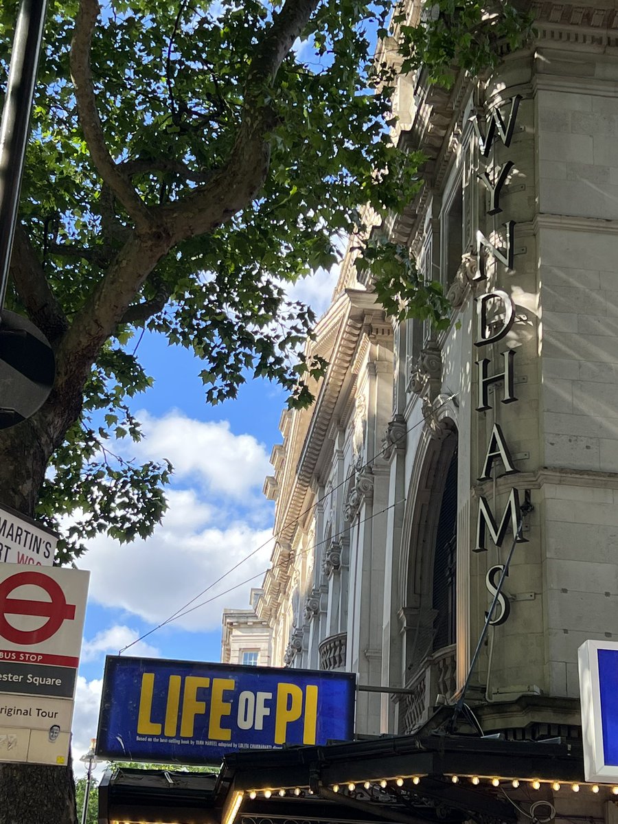 UK May 22 Show 12: @LifeOfPiWestEnd is visually stunning, w incredible puppetry, stage design &amp; bucketloads of unexpected theatre magic. Sadly, acting is uneven from supporting cast, but Hiran Abeysekara, as Pi is stunning. Some casting/script tweaks would put this over the top.