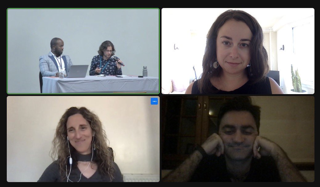 DaniLowenberg's tweet photo. Thank you to @WCRIFoundation for having us at #WCRI2022 to hybrid discuss data pub ethics - exciting for @IratxePuebla to preview the upcoming release of flowcharts from our @FORCE11rescomm &amp; @C0PE WG https://t.co/LfxGm4KQJK