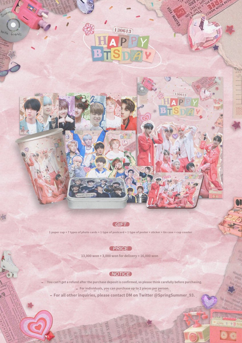 [🇲🇾MY GO] #purplecherieGO 

🍒130613 HAPPY BTS DAY Goods
• cupholder set by @SpringSummer_93 <a href="/dusik_jk/">곽두식</a> 
— First payment RM51

🛒 Order form: forms.gle/BuRRsrtDk4YK3r…

🗓 Deadline 13/06/2022 (6pm MYT)
✨ refer gform for more details!
🏷 wts bts #pasarBTS <a href="/BTSMarketMY/">BTS Market 🇲🇾</a>