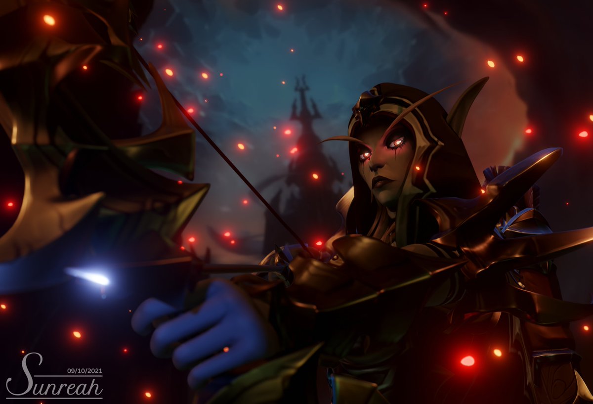 sunreah's tweet photo. Throwback to my first ever render because I miss red-eyed Sylvanas
.
.
.
.
#warcraft #worldofwarcraft #fanart #3Dart #sylvanas #sylvanaswindrunner #bansheequeen #darklady https://t.co/4ehTvX4hK4