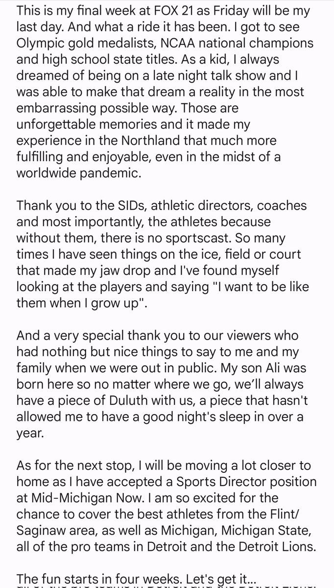 SamAliSports's tweet image. Northland, it's been an absolute blast, but the party will be over very soon: