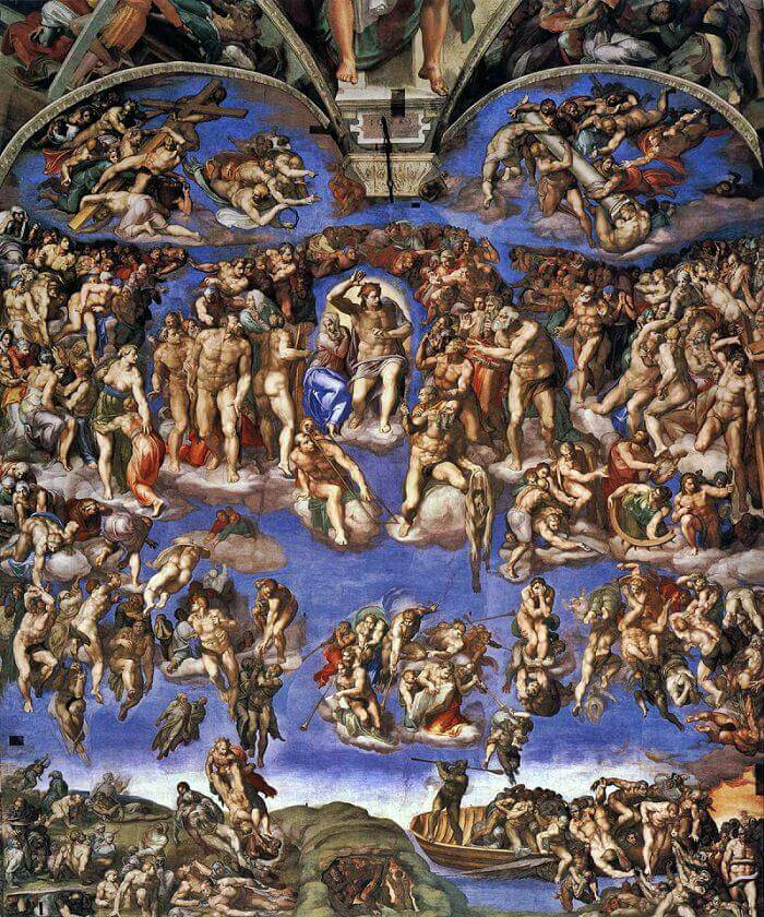 jpyams's tweet photo. @mom2mattnkat @thatstheword_tr Not a bad guess, but that is this one, the Last Judgement: https://t.co/snqpLJb0lU