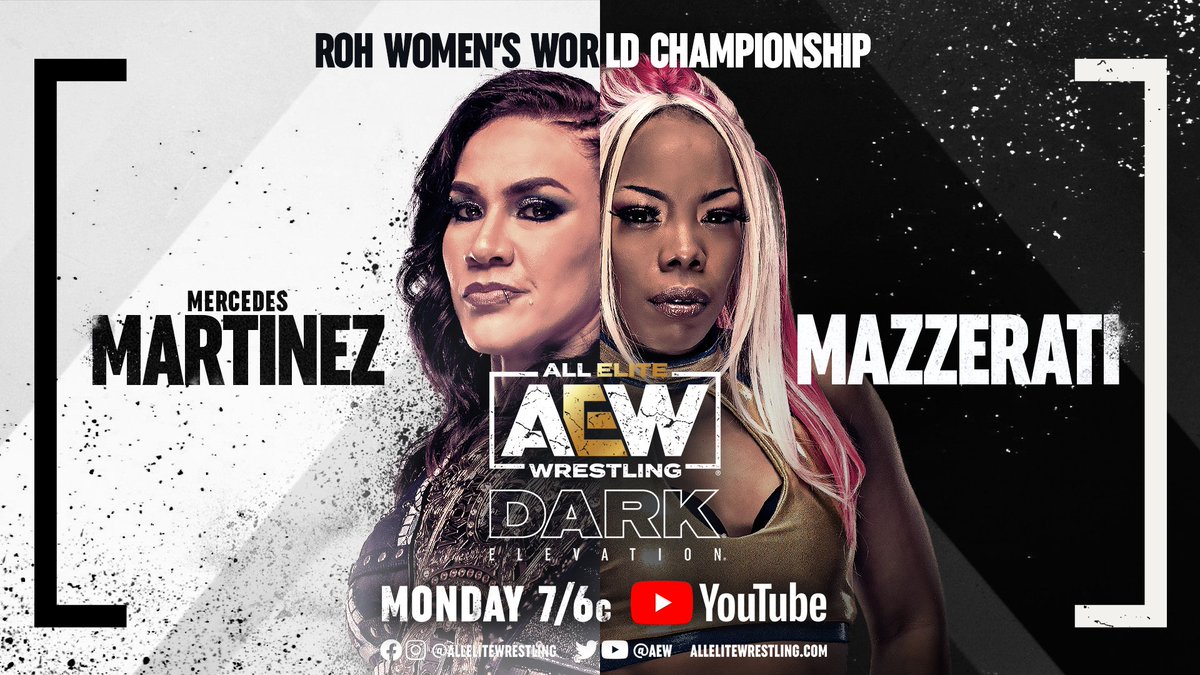 RealMMartinez's tweet photo. Doesnt matter when, where and who....
I'M a fighting CHAMPION!!
YOUR @ringofhonor WOMEN'S WORLD CHAMPION. #AEWDarkElevation TONIGHT at 7/6c on https://t.co/cJsWHjPhUW
#OGBADASS
#MAINEVENTMARTINEZ https://t.co/d52nHcUhh4