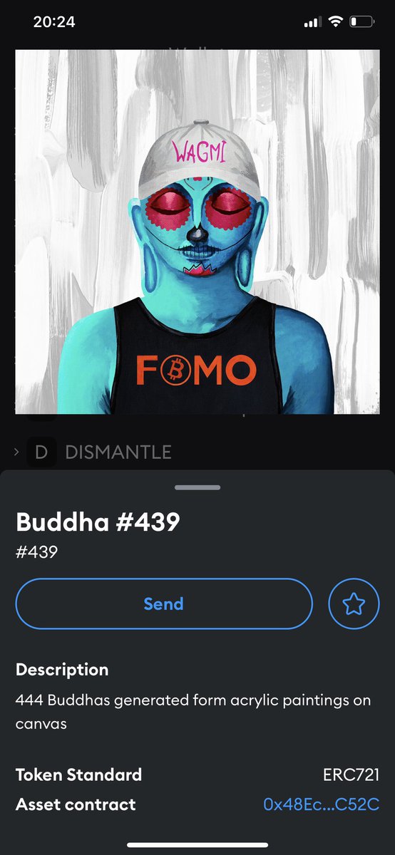 slipdisc2's tweet photo. @BuddhaBarNFT @OpenTheta Great project! Go to @OpenTheta  and mint one while there are still some available (not financial advice, just common sense🤣🤣) https://t.co/h5T1k2qZoI