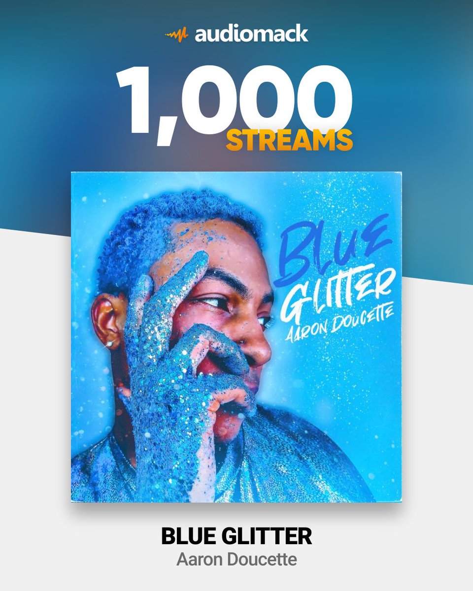 aarondoucette's tweet photo. Mannn #BlueGlitter is going UP on @audiomack 🙌🔥🔥🔥
1K album streams for BG alone🏆 https://t.co/K2q20IxnFm