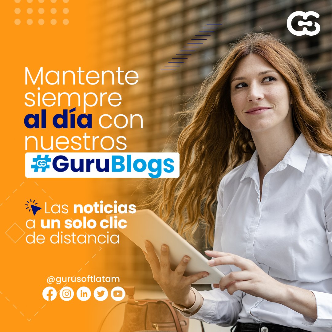 GuruSoftLatam's tweet photo. Porque sabemos que te gusta estar al día con las últimas novedades, te invitamos a visitar nuestro blog. Aprende de tecnología, tendencias, tributación, entre otros temas 👉 https://t.co/TnQhHrRd7J 📰💻. En GuruSoft impulsamos tu aprendizaje 🚀
#Blog #Tecnología #GuruBlog https://t.co/qyi2Qay9aB
