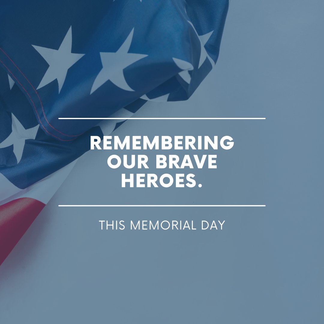 This #MemorialDay we pause to honor the men and women who have made the ultimate sacrifice for our freedom. #WeRemember